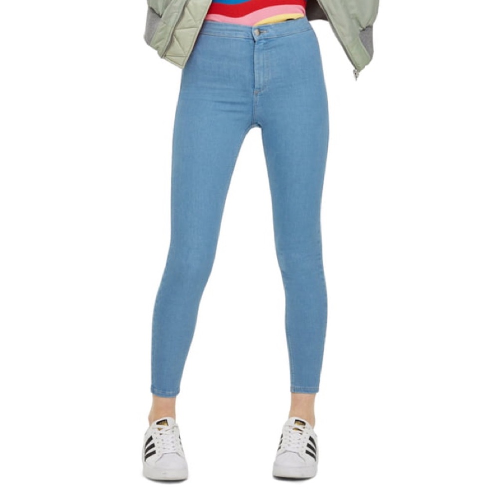 Topshop MOTO Bleach Joni Jeans High Waisted